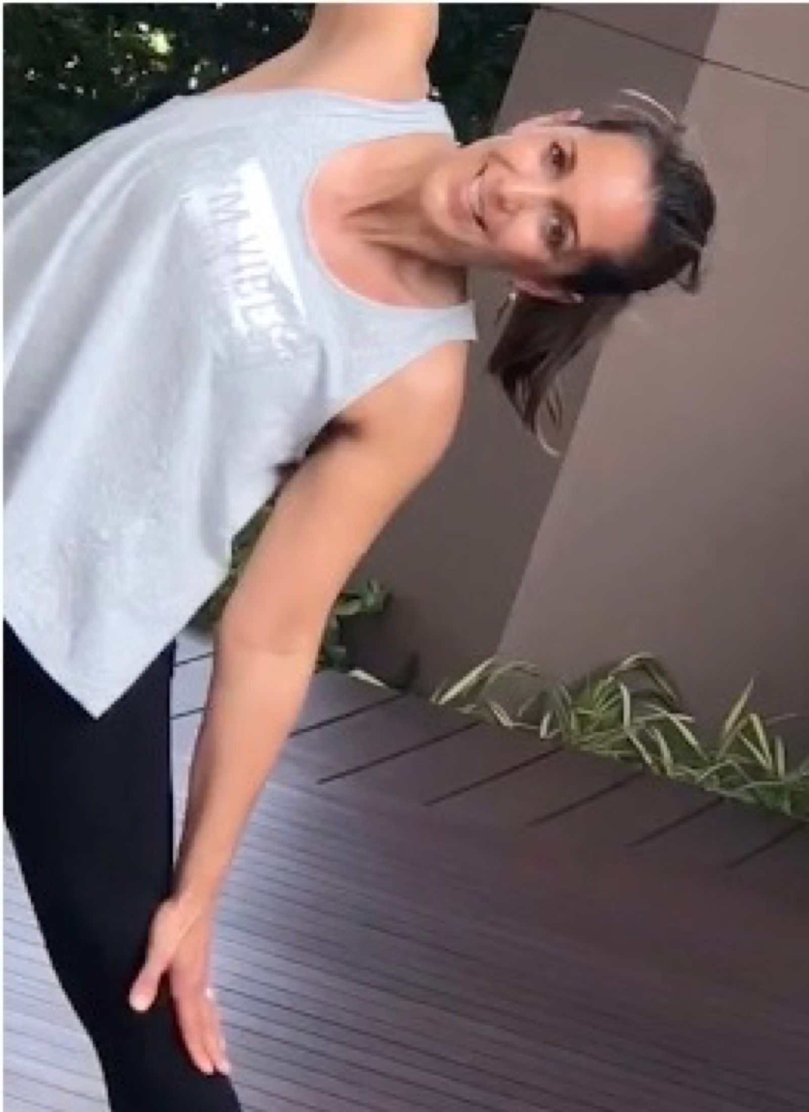 Portrait professeure de yoga