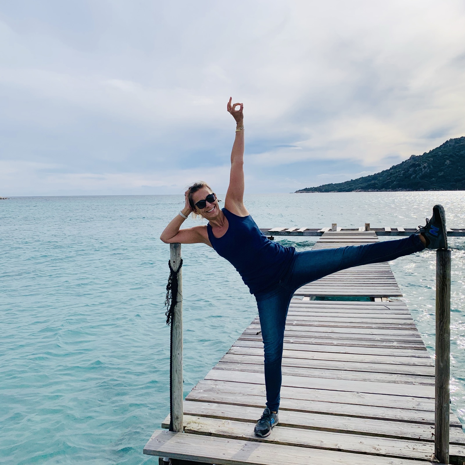 Yoga au bord de mer